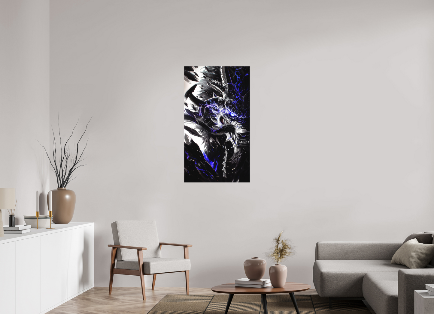 63 x 112 cm, METAL PRINT MASQUERADE - KAIDO