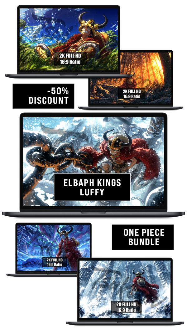 BUNDLE - ELBAPH KINGS LUFFY — One Piece — Pack