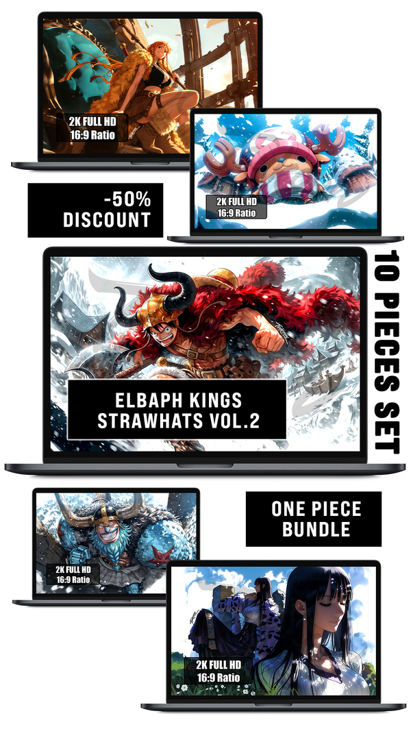 BUNDLE - ELBAPH KINGS STRAWHATS 2 — One Piece — Pack