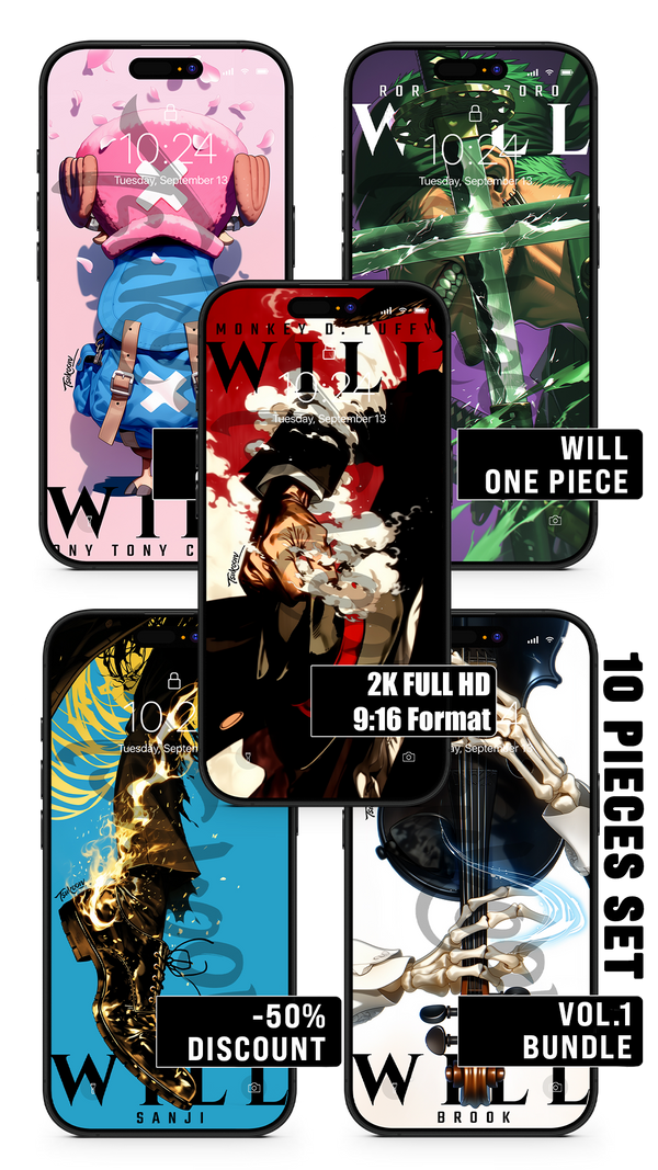 BUNDLE - WILL STRAW HATS — One Piece — Pack