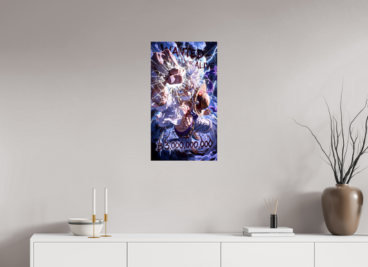 40 x 71,7 cm, PAPER PRINT WANTED - MONKEY D. LUFFY