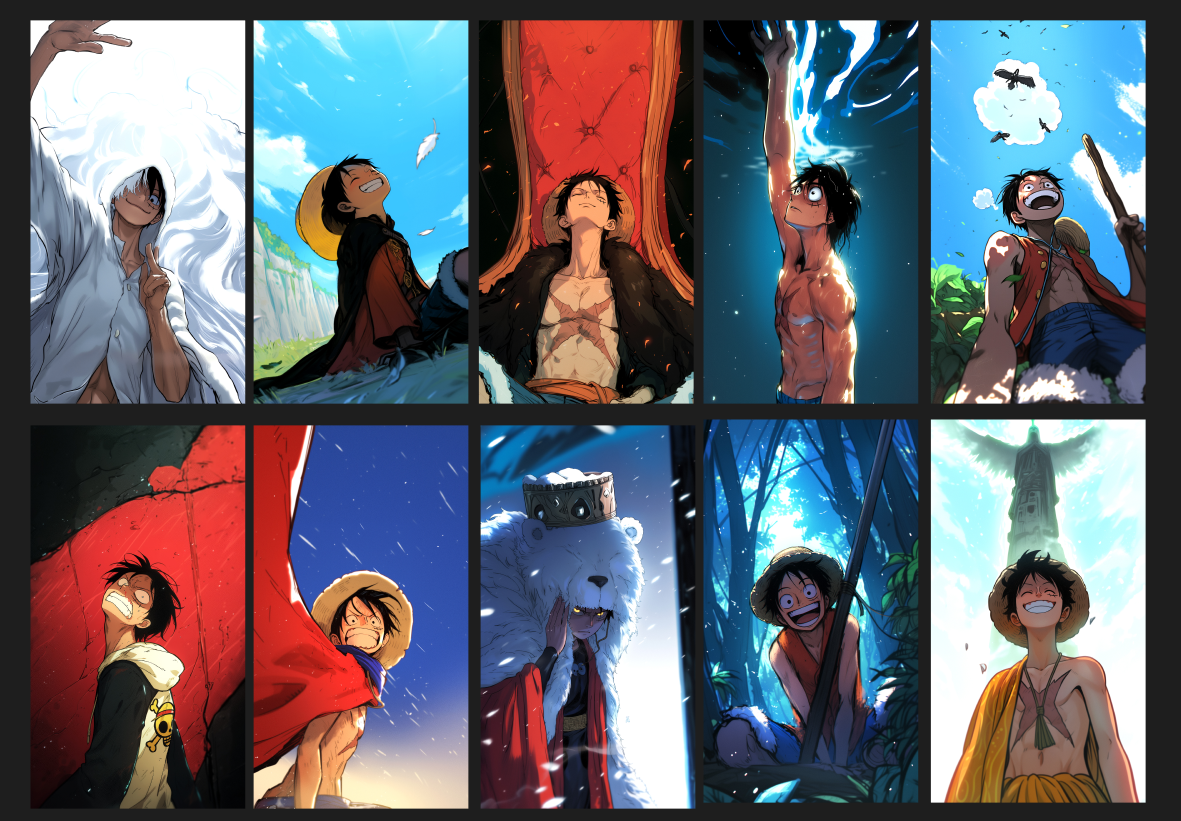 BUNDLE - HAPPY BIRTHDAY LUFFY + PFP & WPP — One Piece - Pack