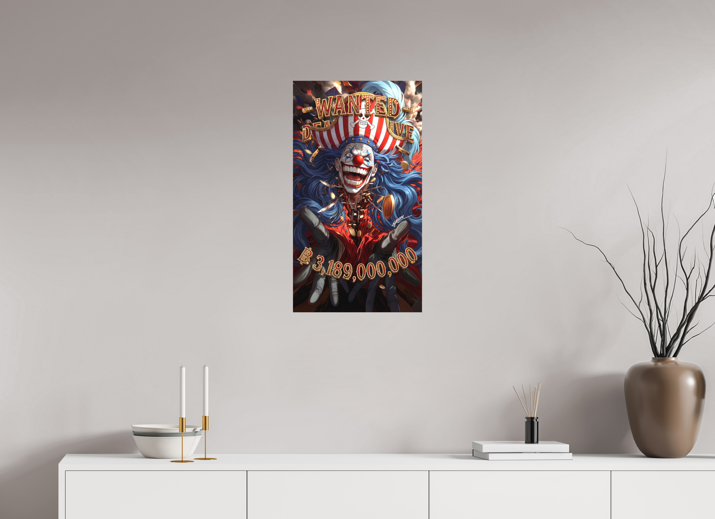 40 x 71,7 cm, METAL PRINT WANTED - BUGGY