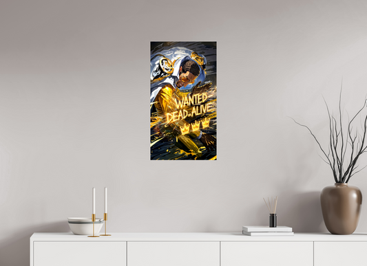 40 x 71,7 cm, PAPER PRINT WANTED - BORSALINO 'KIZARU'