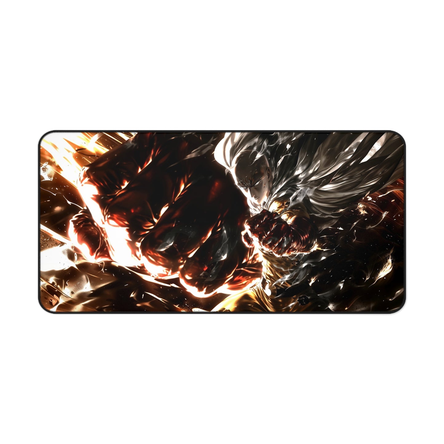 Saitama Desk Mat — One Punch Man Mouse Pad