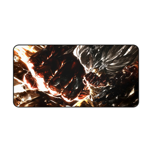 Saitama Desk Mat — One Punch Man Mouse Pad