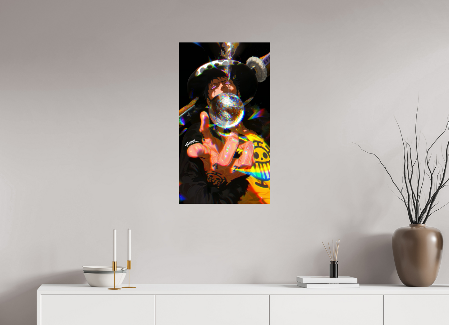 45 x 80 cm, PAPER PRINT PRINTS - ASTRAL SPECTRUM - Trafalgar D. Law | One Piece