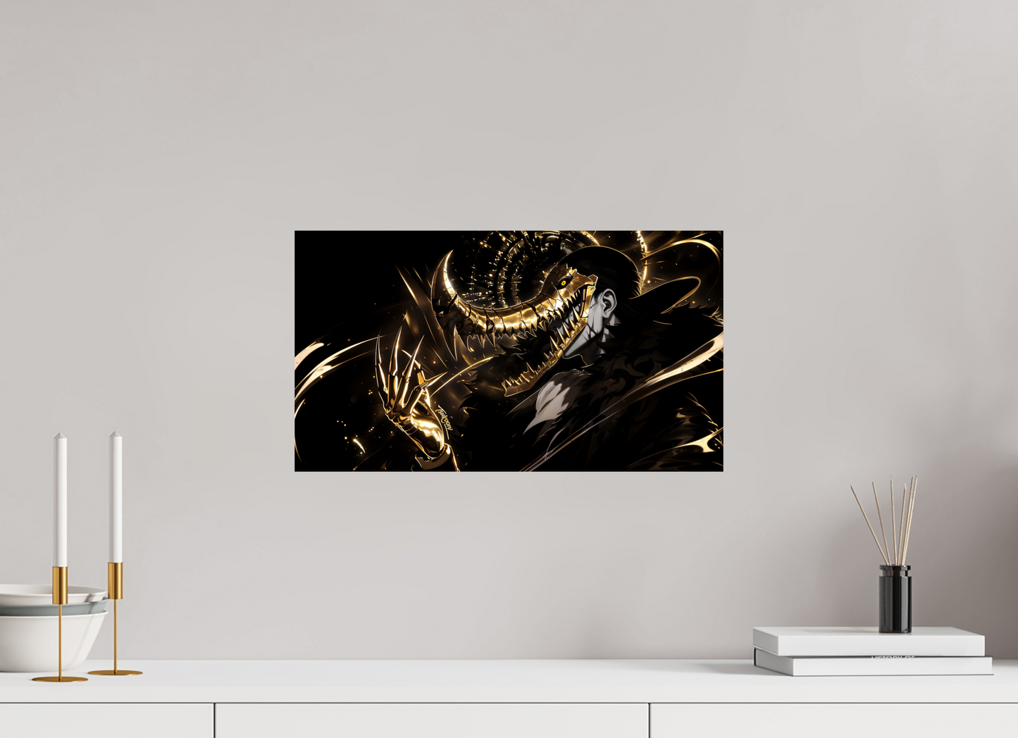 48 x 27 cm, PAPER PRINT MASQUERADE - SIR CROCODILE