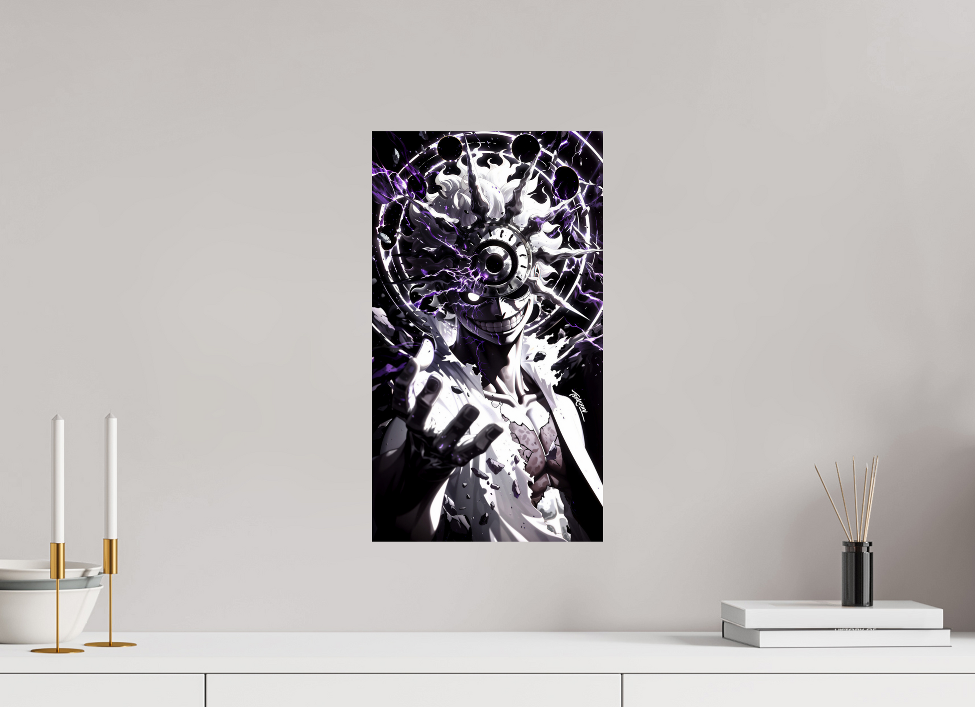 27 x 48 cm, PAPER PRINT MASQUERADE - MONKEY D. LUFFY