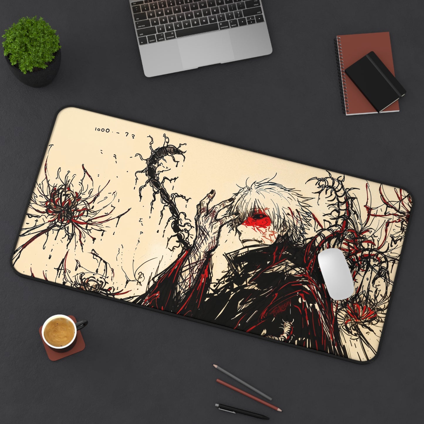 DESK MAT - AURA MONSTERS - Kaneki | Tokyo Ghoul