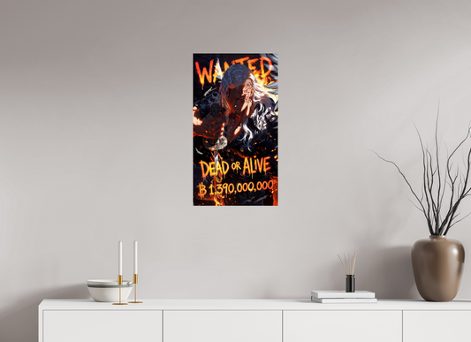 40 x 71,7 cm, PAPER PRINT WANTED - KING