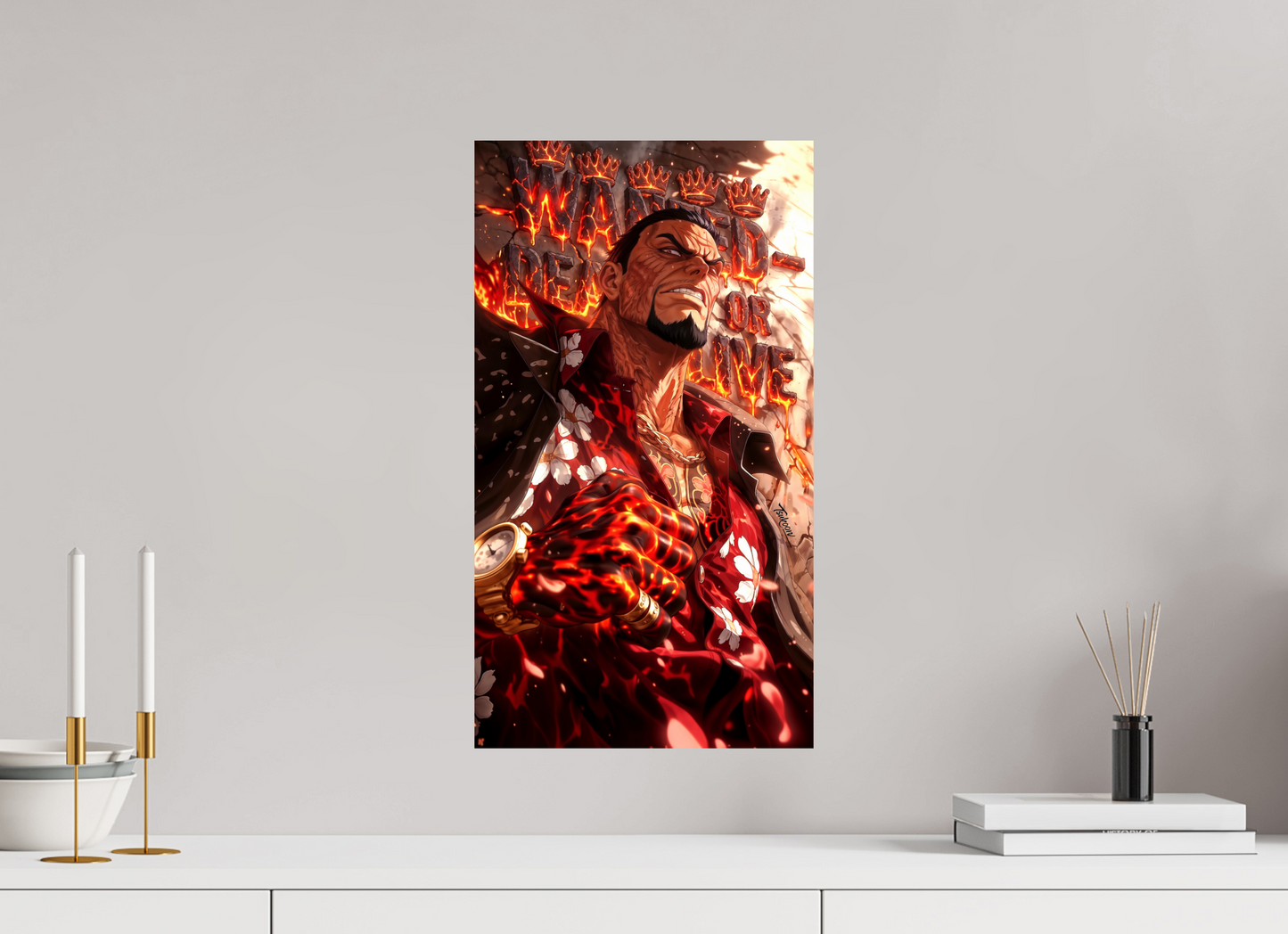 30 x 53,8 cm, PAPER PRINT WANTED - SAKAZUKI 'AKAINU'