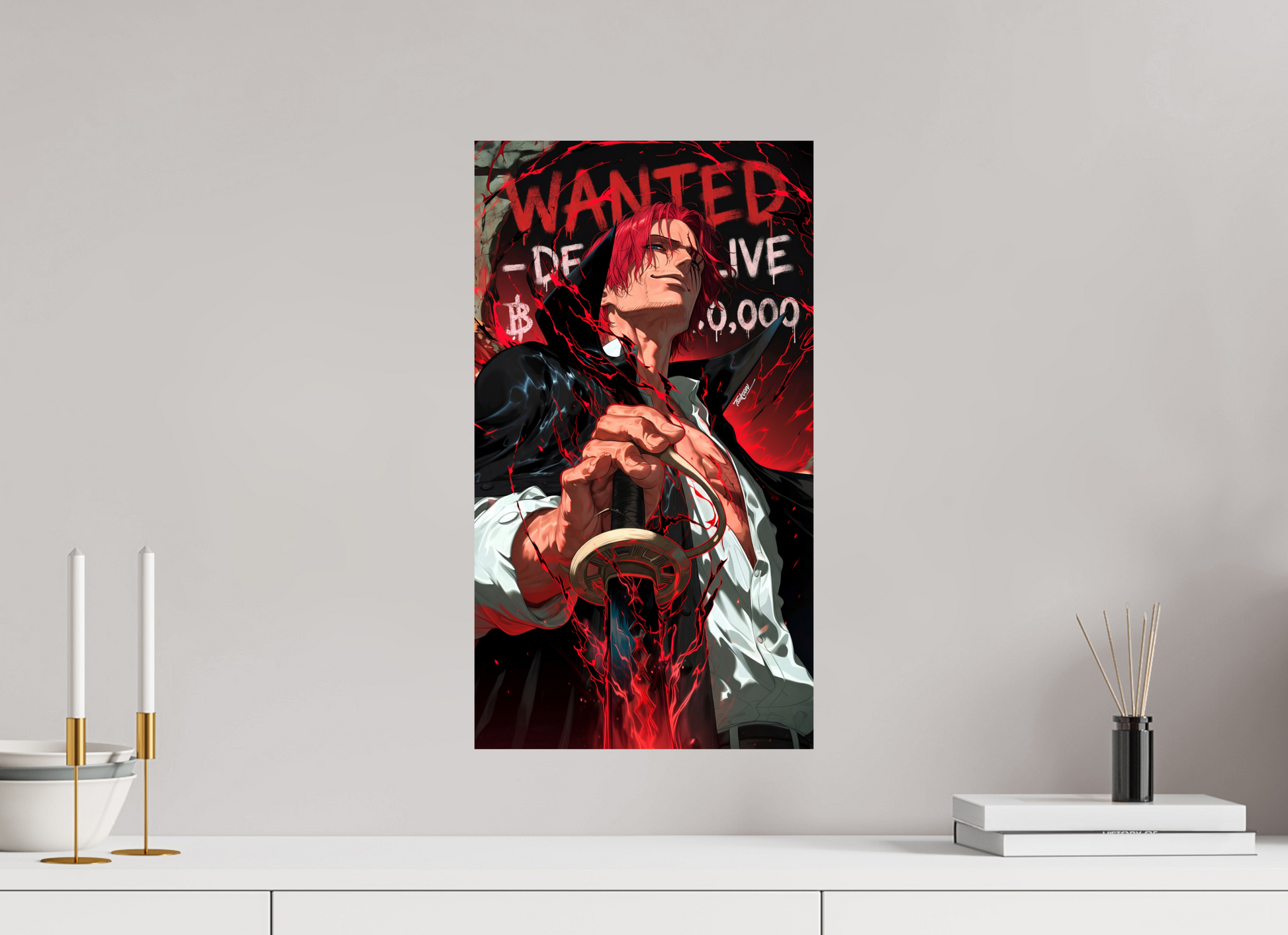30 x 53,8 cm, PAPER PRINT WANTED - SHANKS