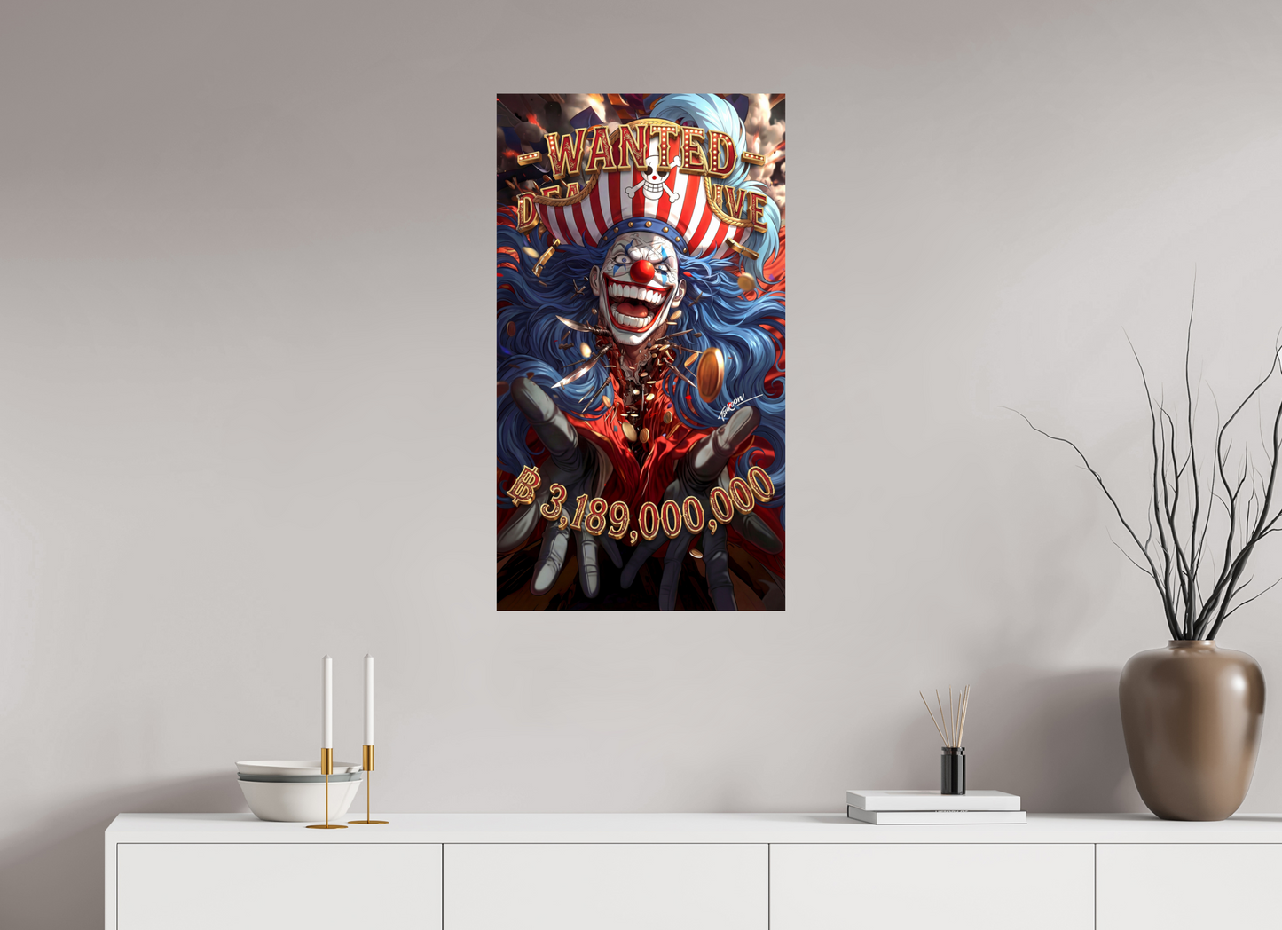 50 x 89,6 cm, PAPER PRINT WANTED - BUGGY