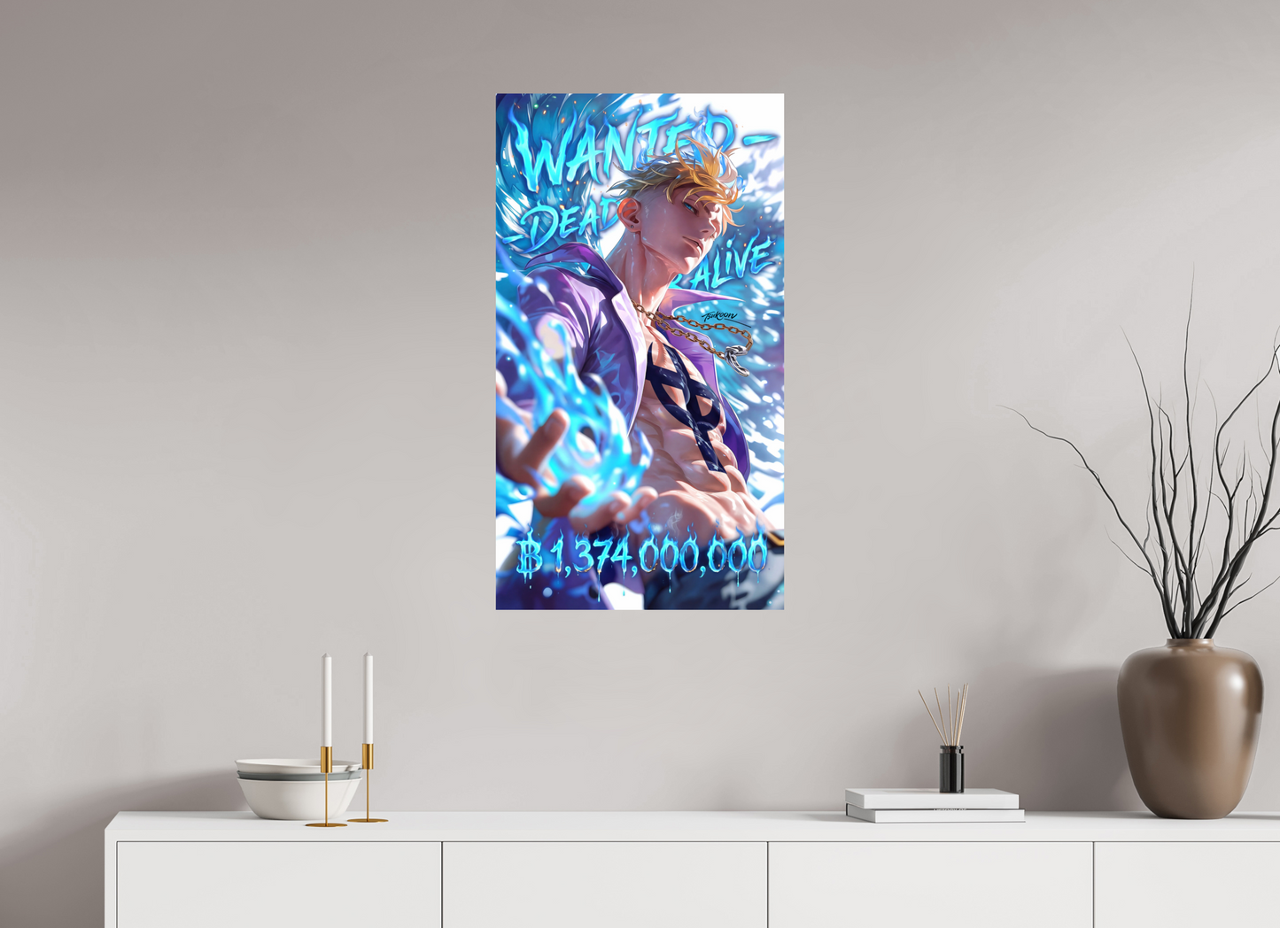 50 x 89,6 cm, PAPER PRINT WANTED - MARCO