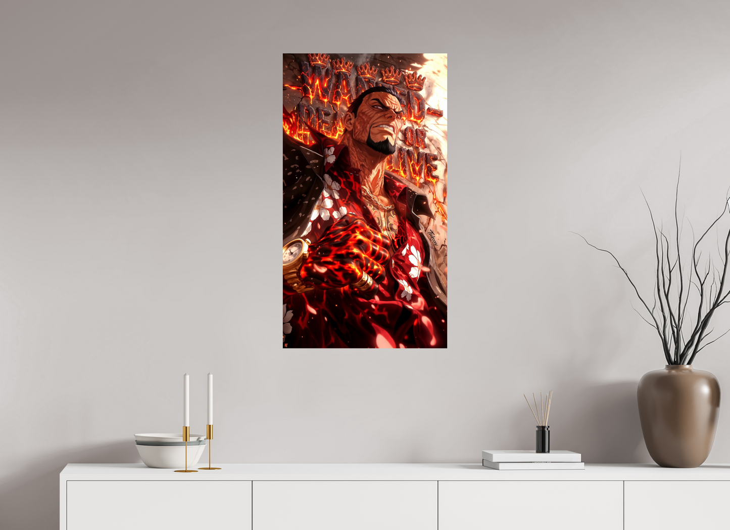 50 x 89,6 cm, PAPER PRINT WANTED - SAKAZUKI 'AKAINU'