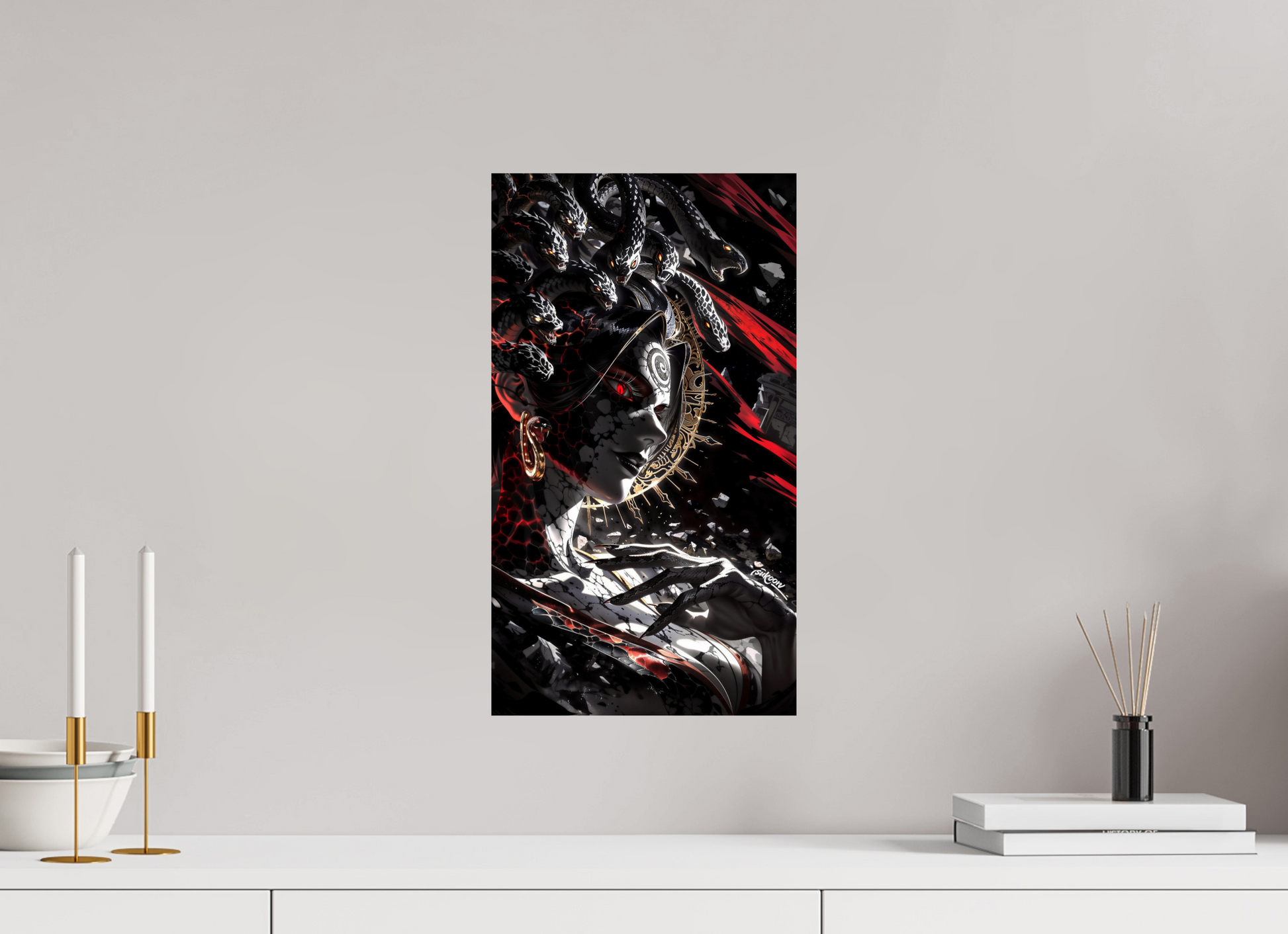 27 x 48 cm, PAPER PRINT MASQUERADE - Boa