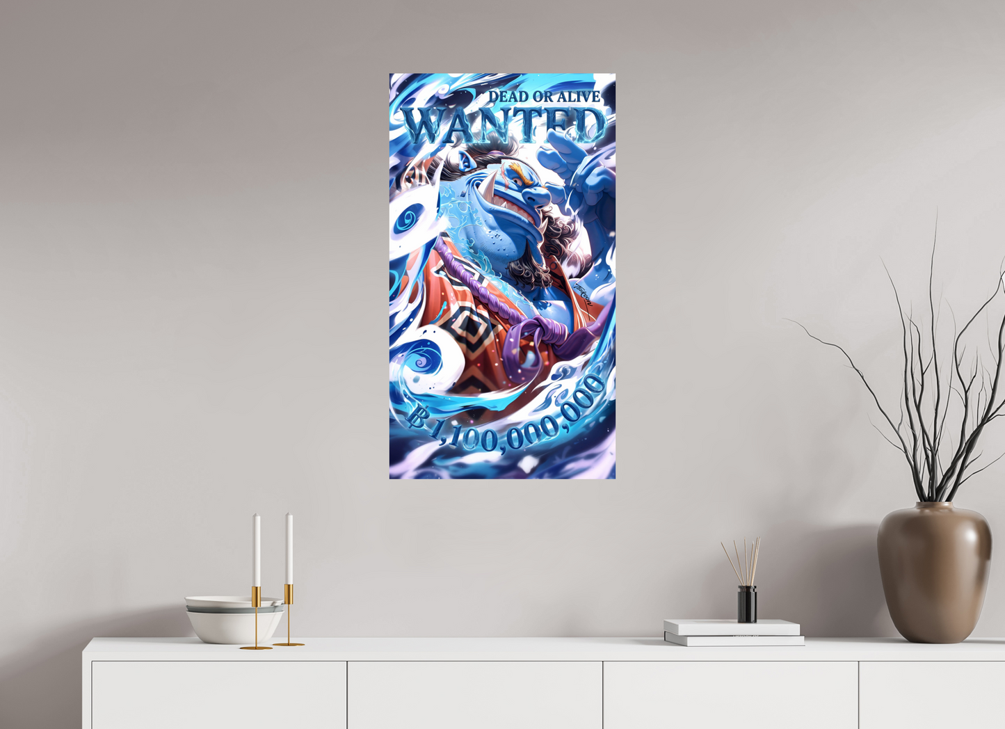 50 x 89,6 cm, PAPER PRINT WANTED - JINBE