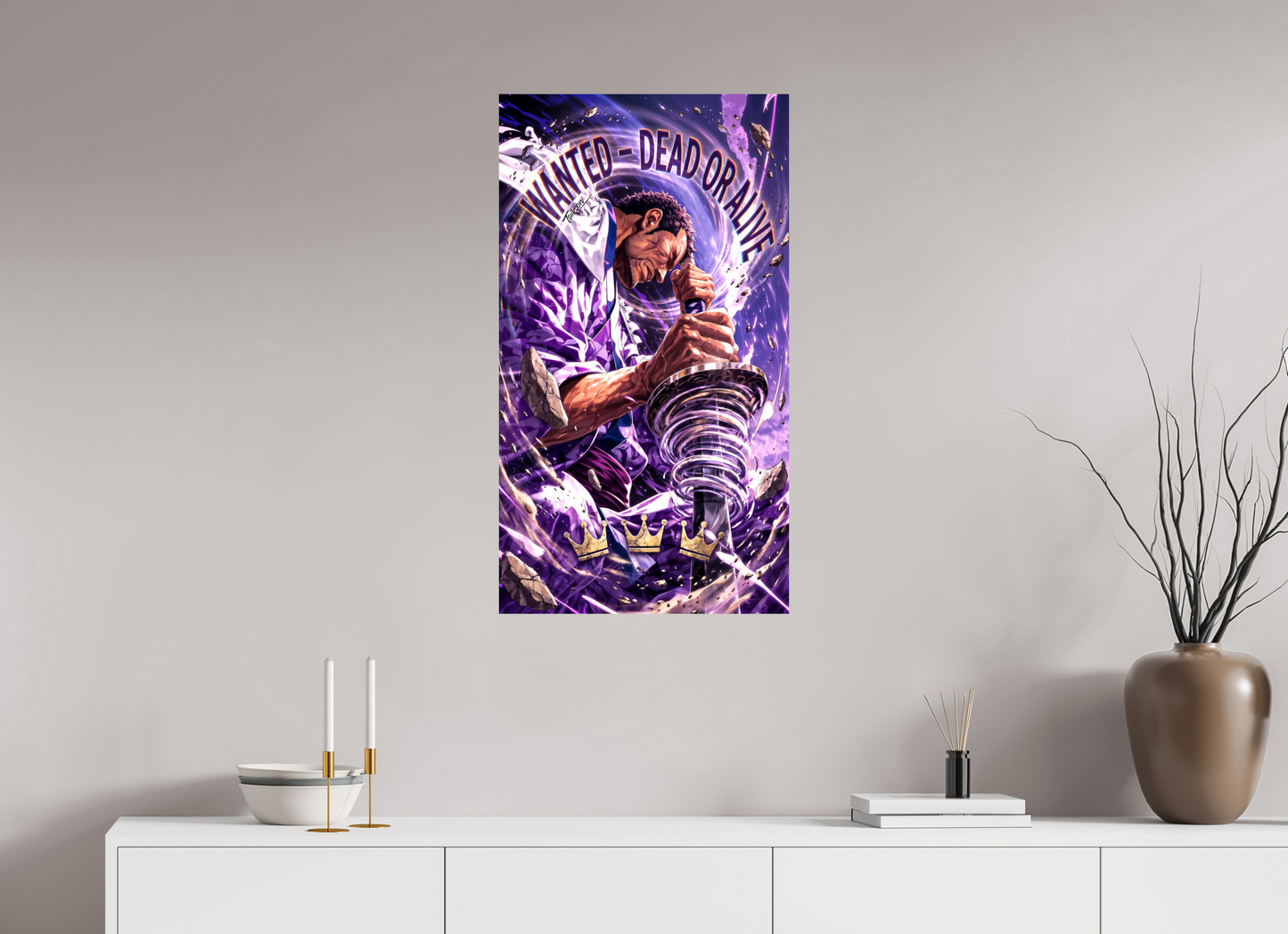 50 x 89,6 cm, PAPER PRINT WANTED - ISSHO 'FUJITORA'