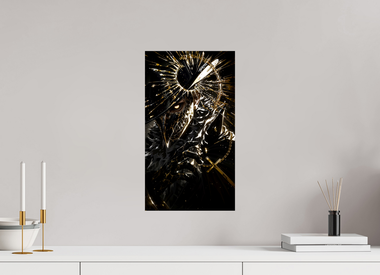 27 x 48 cm, PAPER PRINT MASQUERADE - MIHAWK