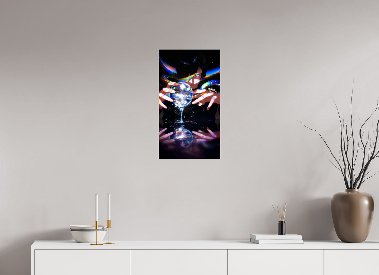 36 x 64 cm, PAPER PRINT PRINTS - ASTRAL SPECTRUM - Shyarly | One Piece
