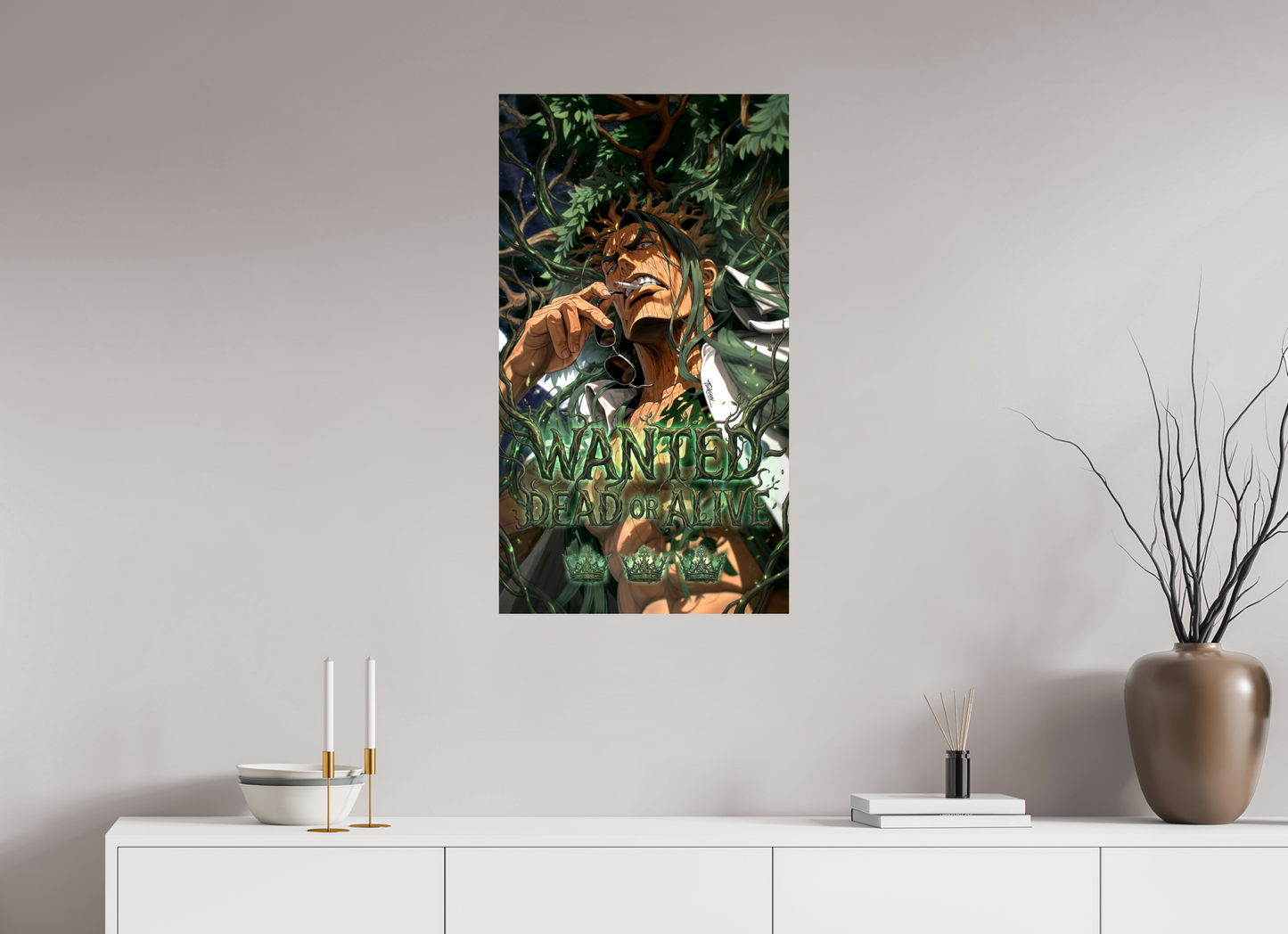 50 x 89,6 cm, PAPER PRINT WANTED - AMARAKI 'RYOKYGYÛ'