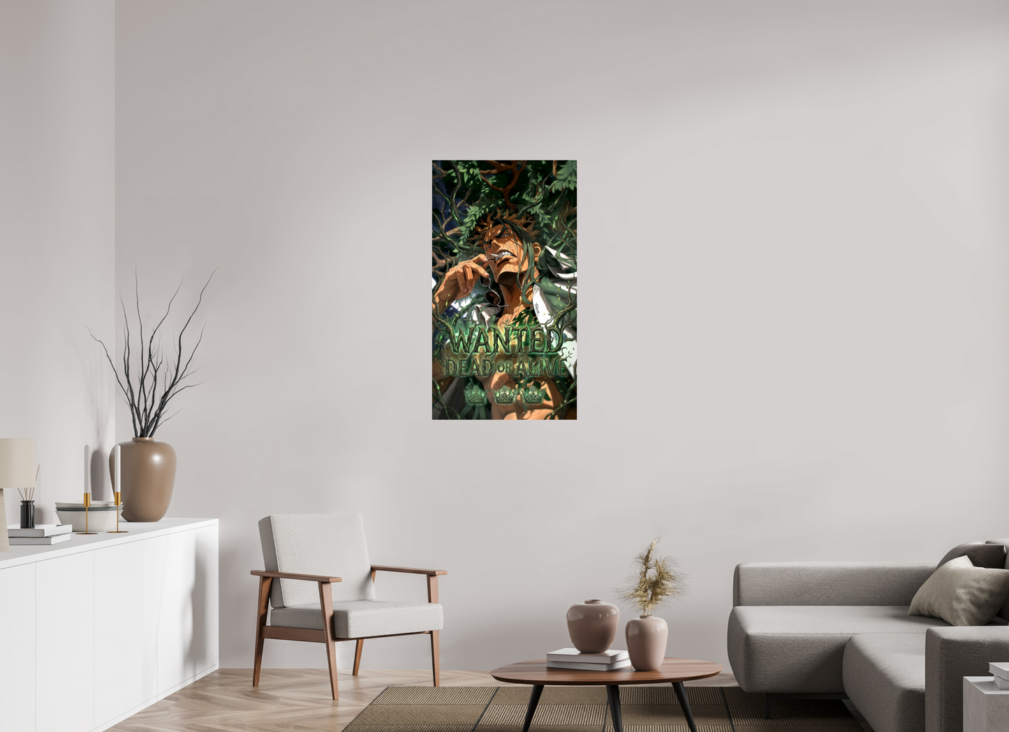 60 x 107,5 cm, PAPER PRINT WANTED - AMARAKI 'RYOKYGYÛ'