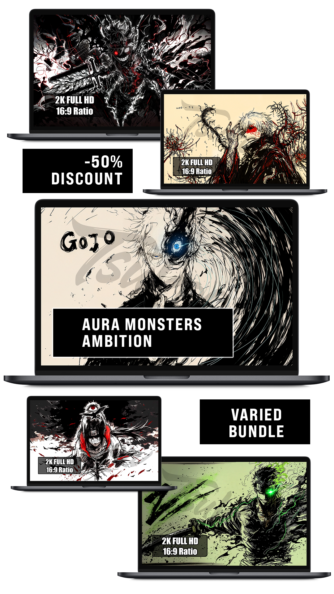 BUNDLE - AURA MONSTERS VOL.2 — AMBITION — Pack