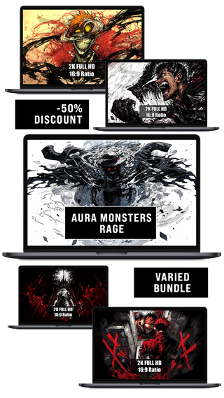 BUNDLE - AURA MONSTERS VOL.1 RAGE — Pack