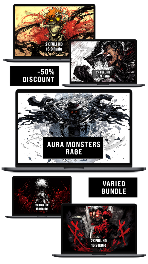BUNDLE - AURA MONSTERS VOL.1 RAGE — Pack
