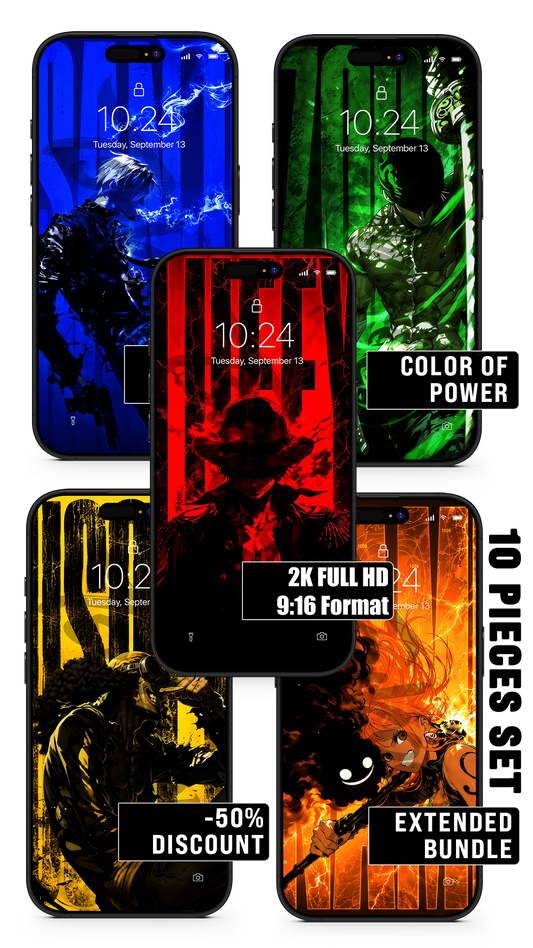 BUNDLE -  COLOR OF POWER EXTENDED — One Piece — Pack