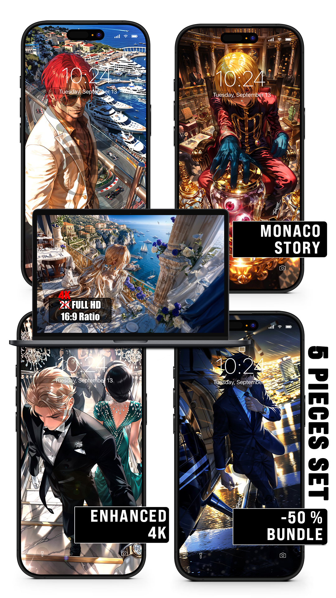 BUNDLE - MONACO STORY — VARIED — Pack