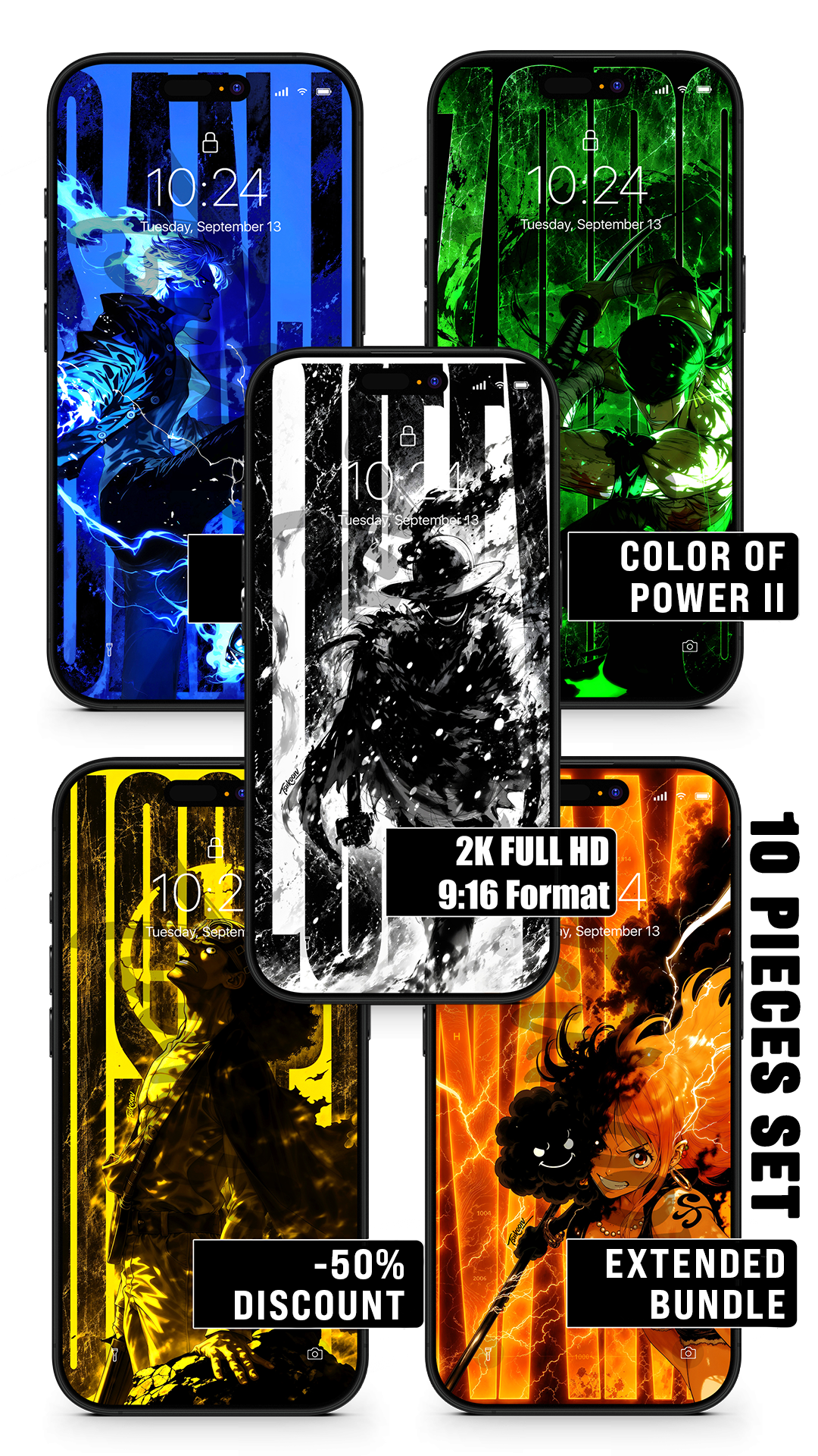 BUNDLE — COLOR OF POWER EXTENDED II — One Piece —  Pack