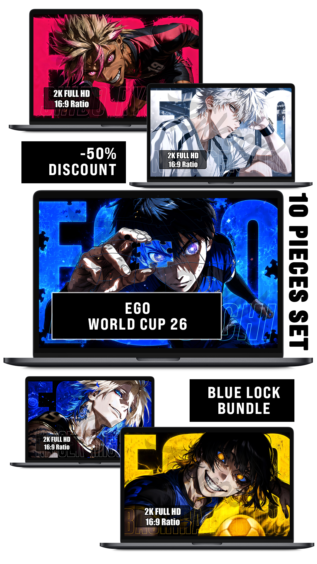 BUNDLE - EGO WORLD CUP 26 — Blue Lock — Pack