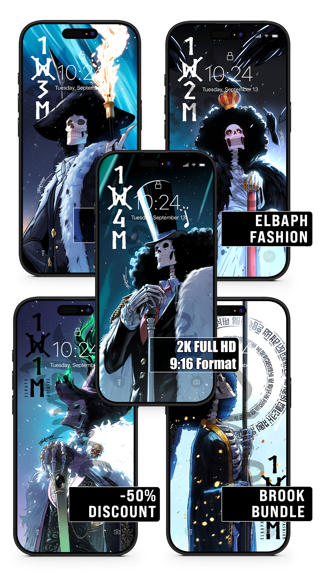 BUNDLE - ELBAPH FASHION - Brook | One Piece — Pack ×5