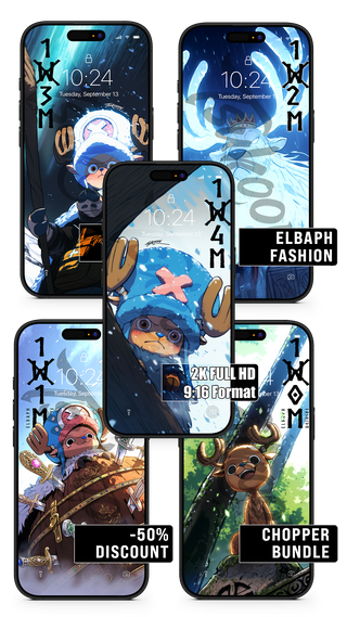 BUNDLE - ELBAPH FASHION - Chopper | One Piece — Pack ×5