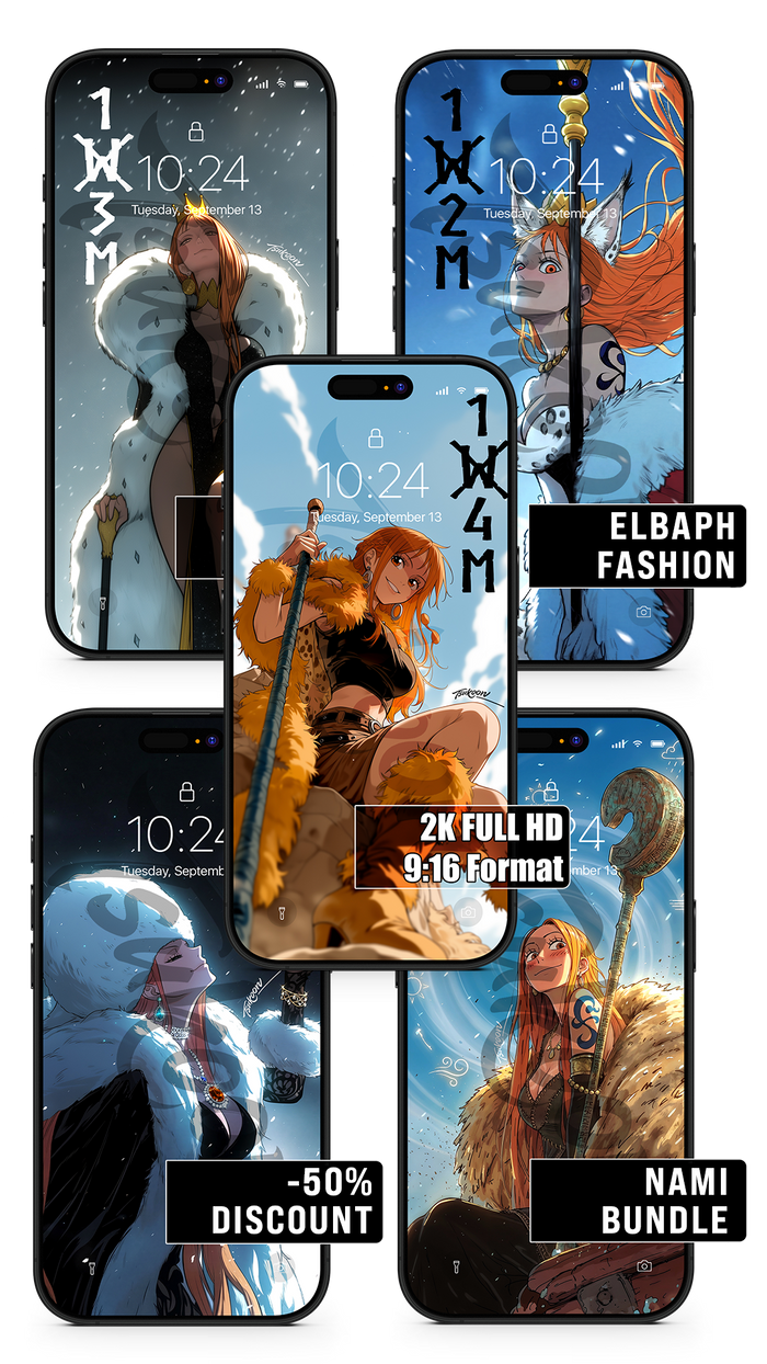 BUNDLE - ELBAPH FASHION - Nami | One Piece — Pack ×5