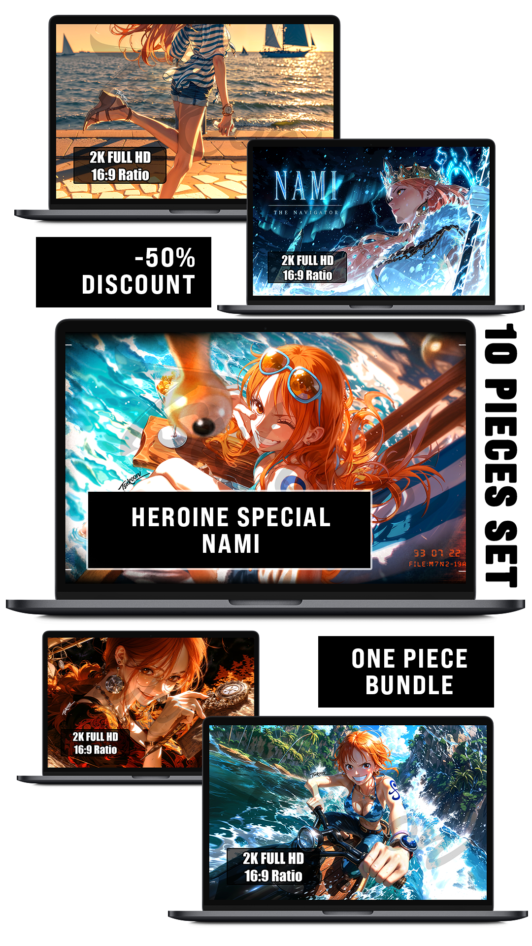 BUNDLE - HEROINE SPECIAL — NAMI — One Piece —Pack