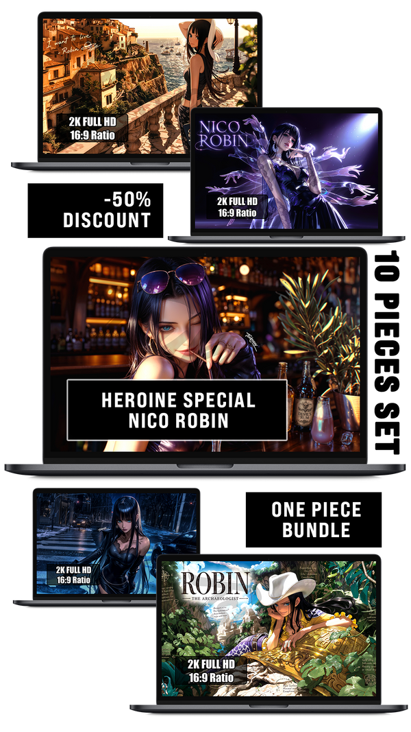 BUNDLE - HEROINE SPECIAL NICO ROBIN — One Piece — Pack