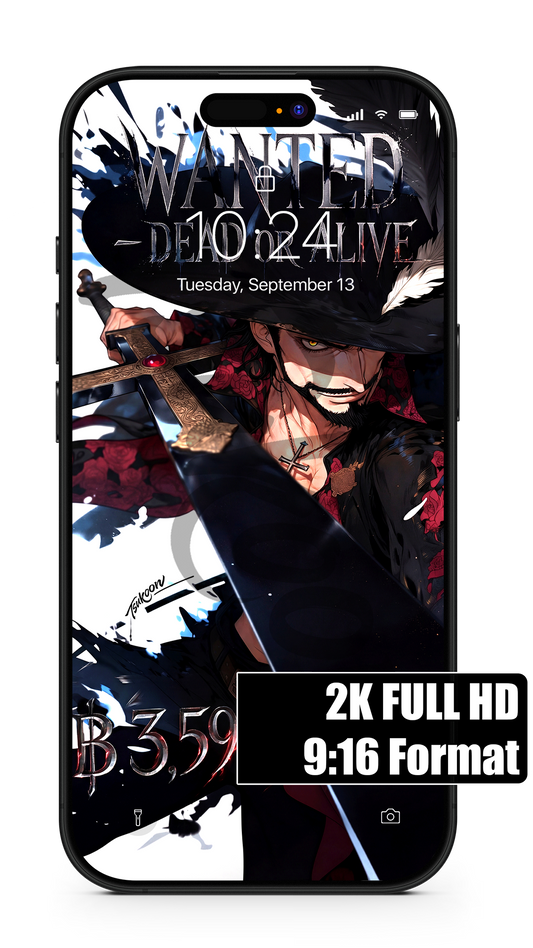 WANTED VOL.3 ฿ - Dracule Mihawk | One Piece