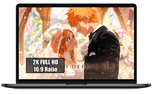 Orihime and Ichigo Life To Defend You wallpaper