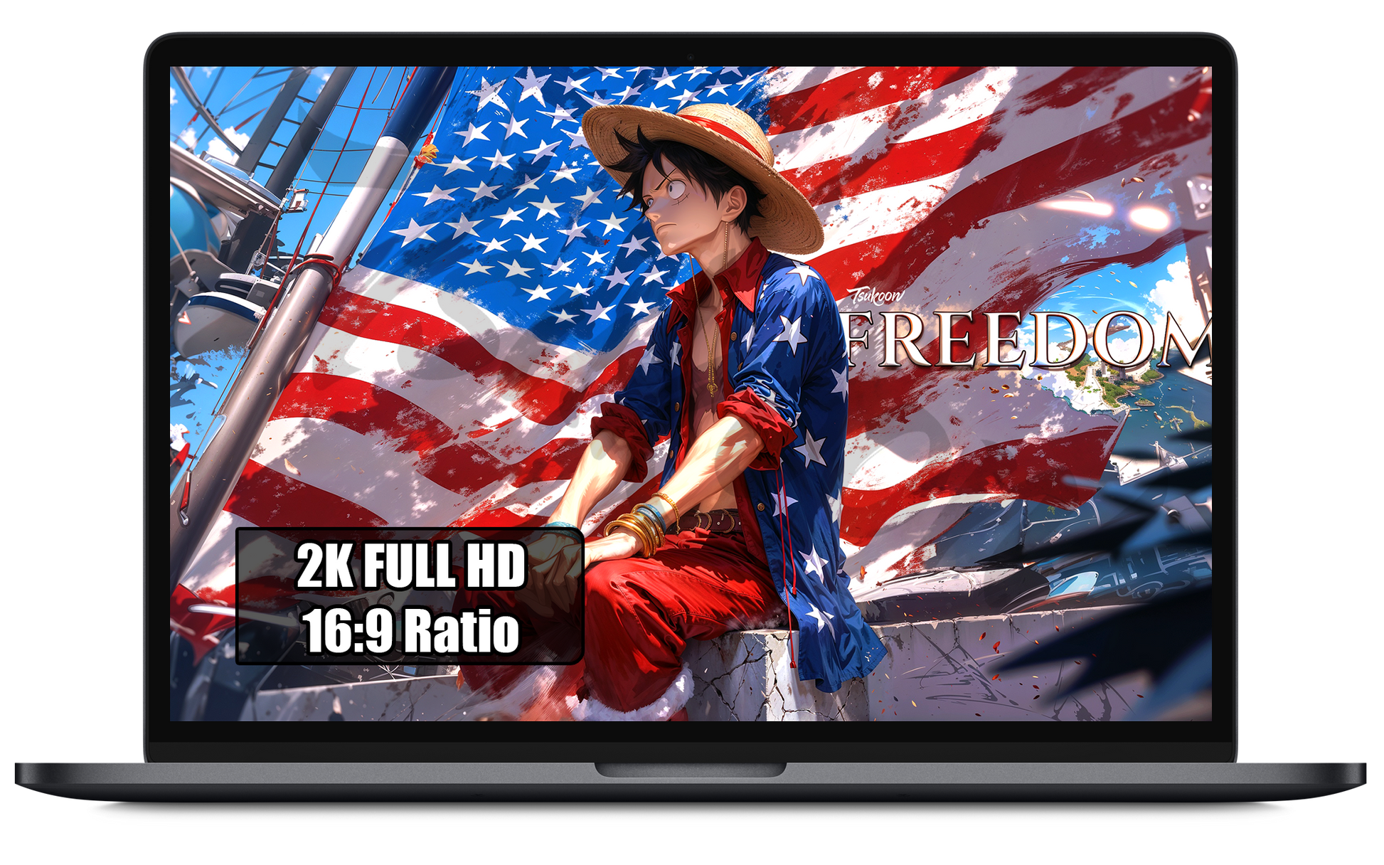 Flags of Freedom USA wallpaper