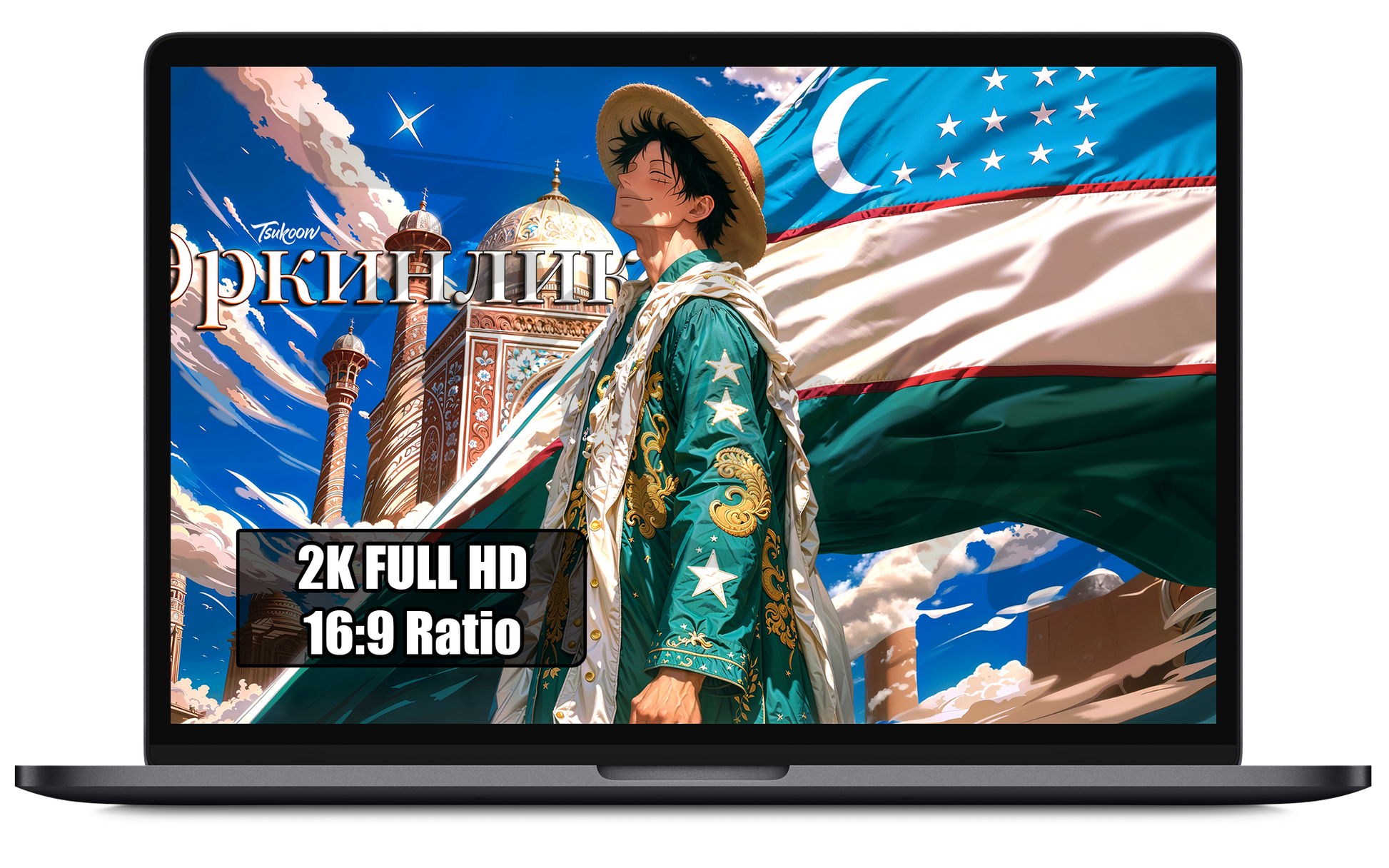 Flags of Freedom Uzbekistan wallpaper