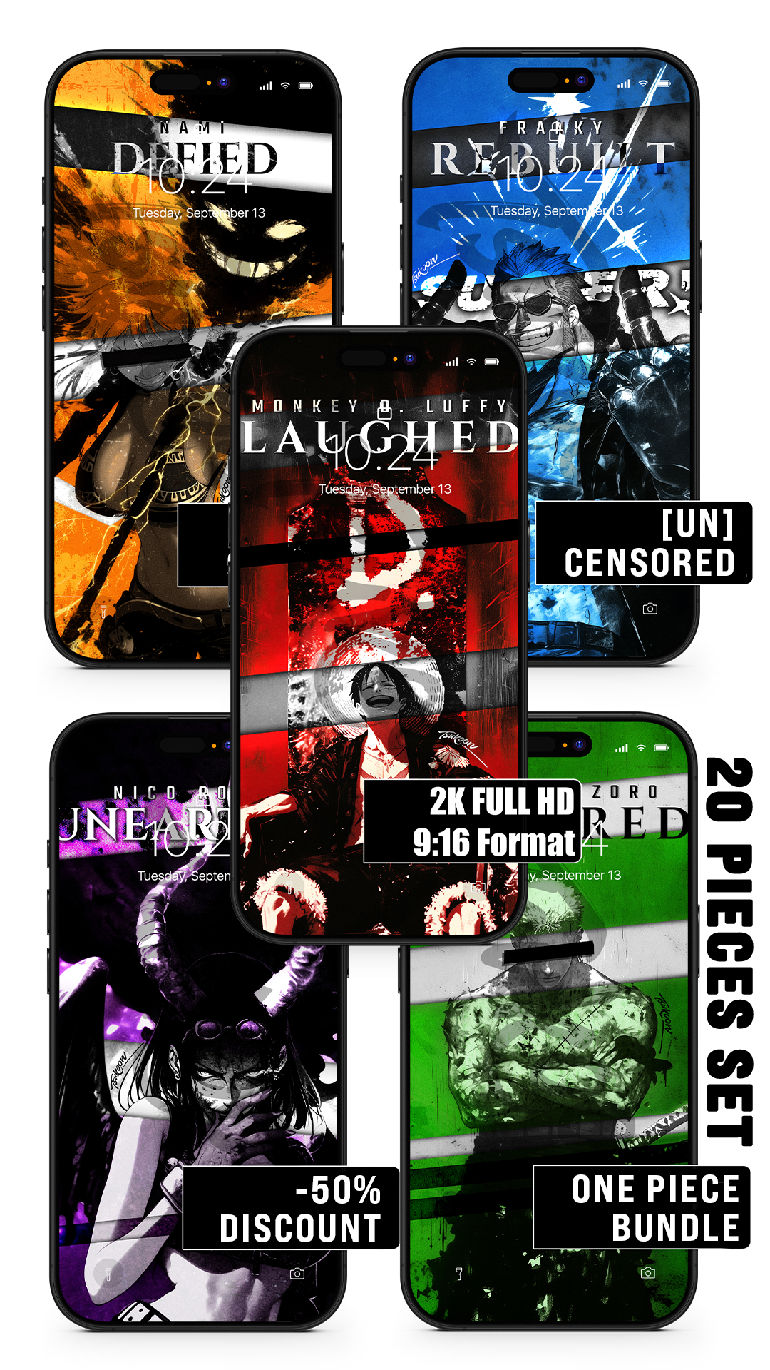 BUNDLE — [UN]CENSORED — One Piece — Pack