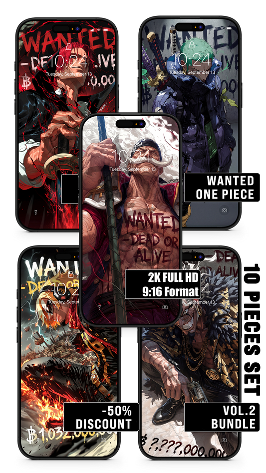 BUNDLE - WANTED DEAD OR ALIVE VOL.2 — One Piece — Pack