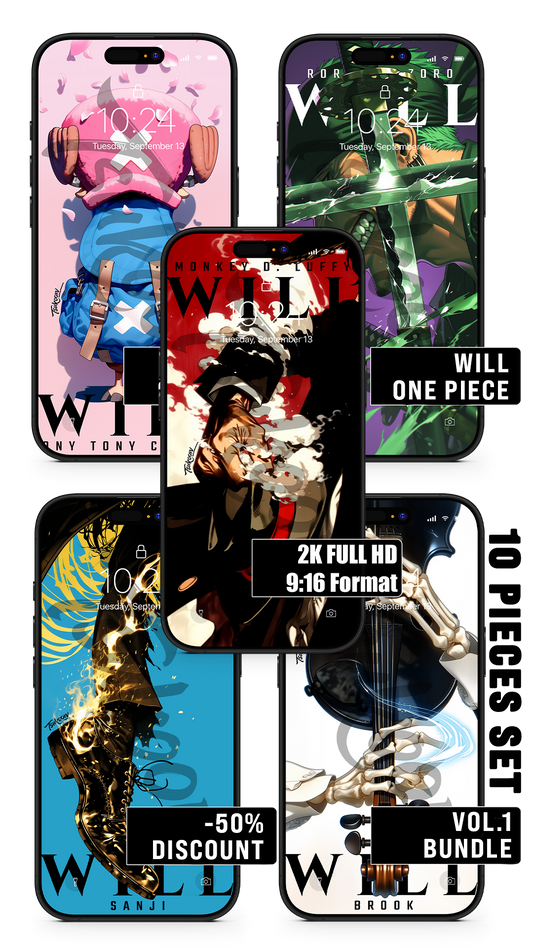 BUNDLE - WILL STRAW HATS — One Piece — Pack