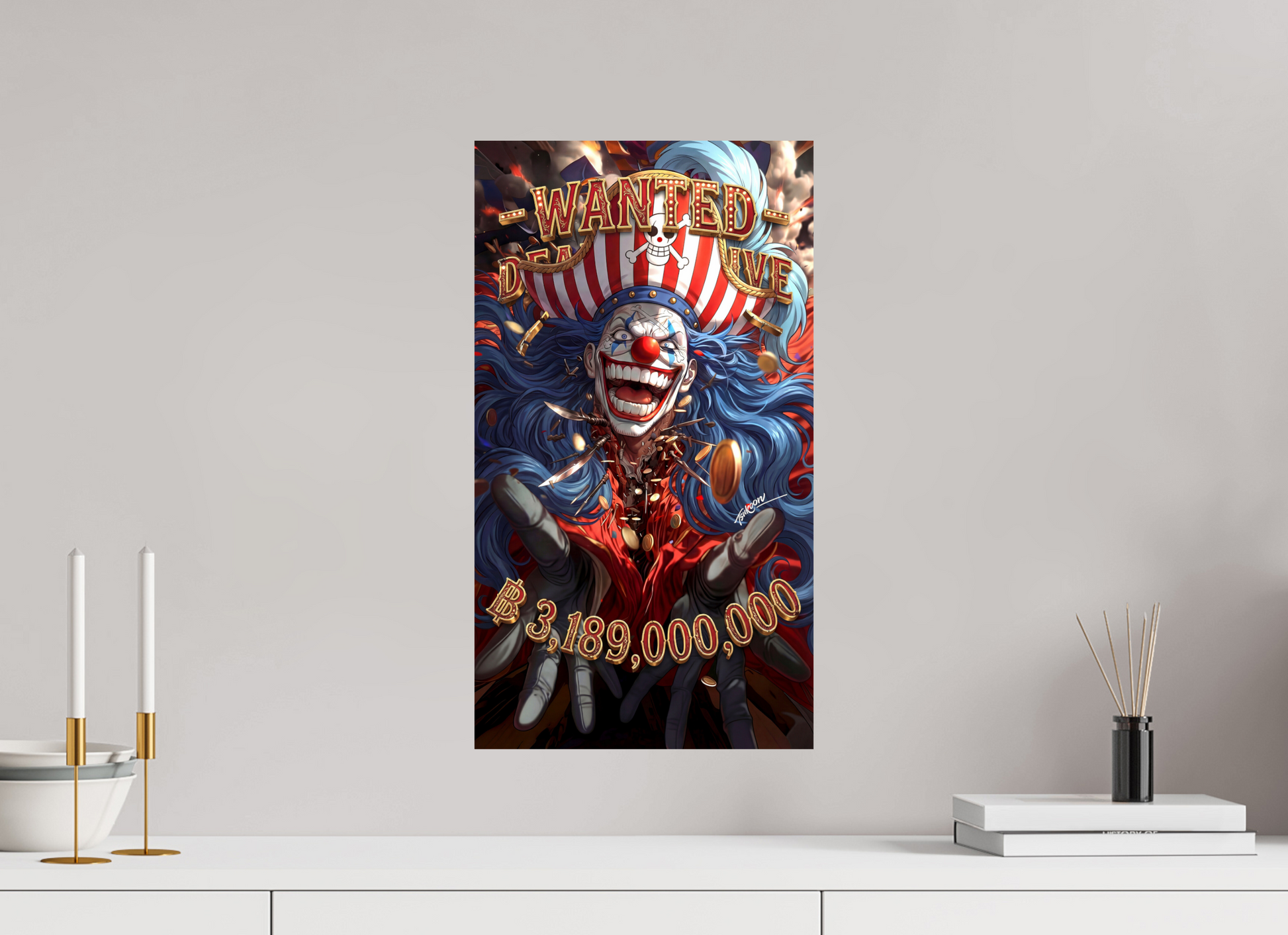 30 x 53,8 cm, PAPER PRINT WANTED - BUGGY