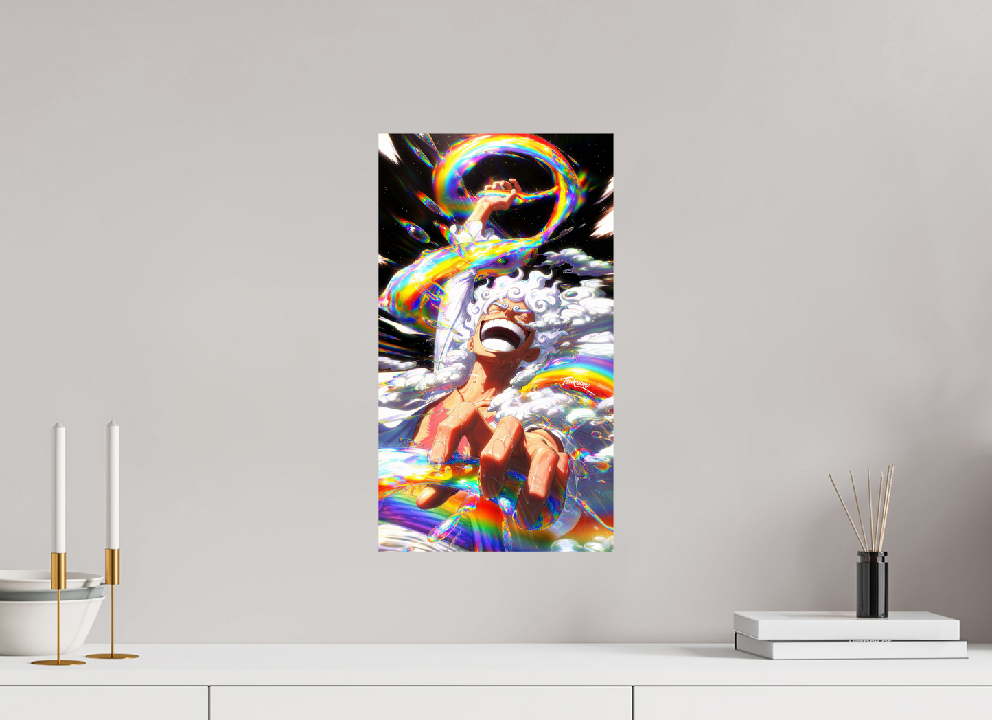 27 x 48 cm, PAPER PRINT ASTRAL SPECTRUM - Monkey D. Luffy | One Piece