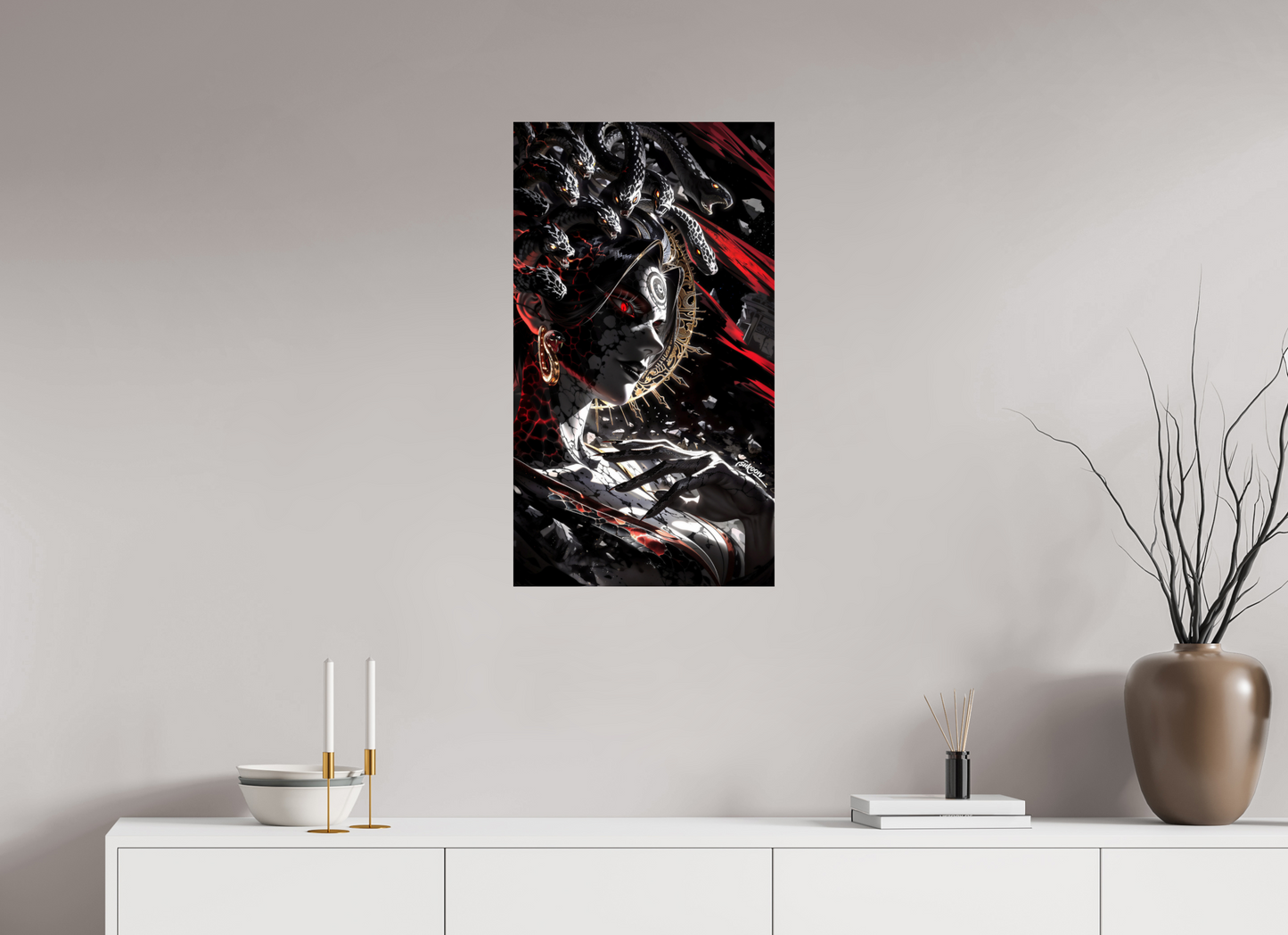 45 x 80 cm, PAPER PRINT MASQUERADE - Boa