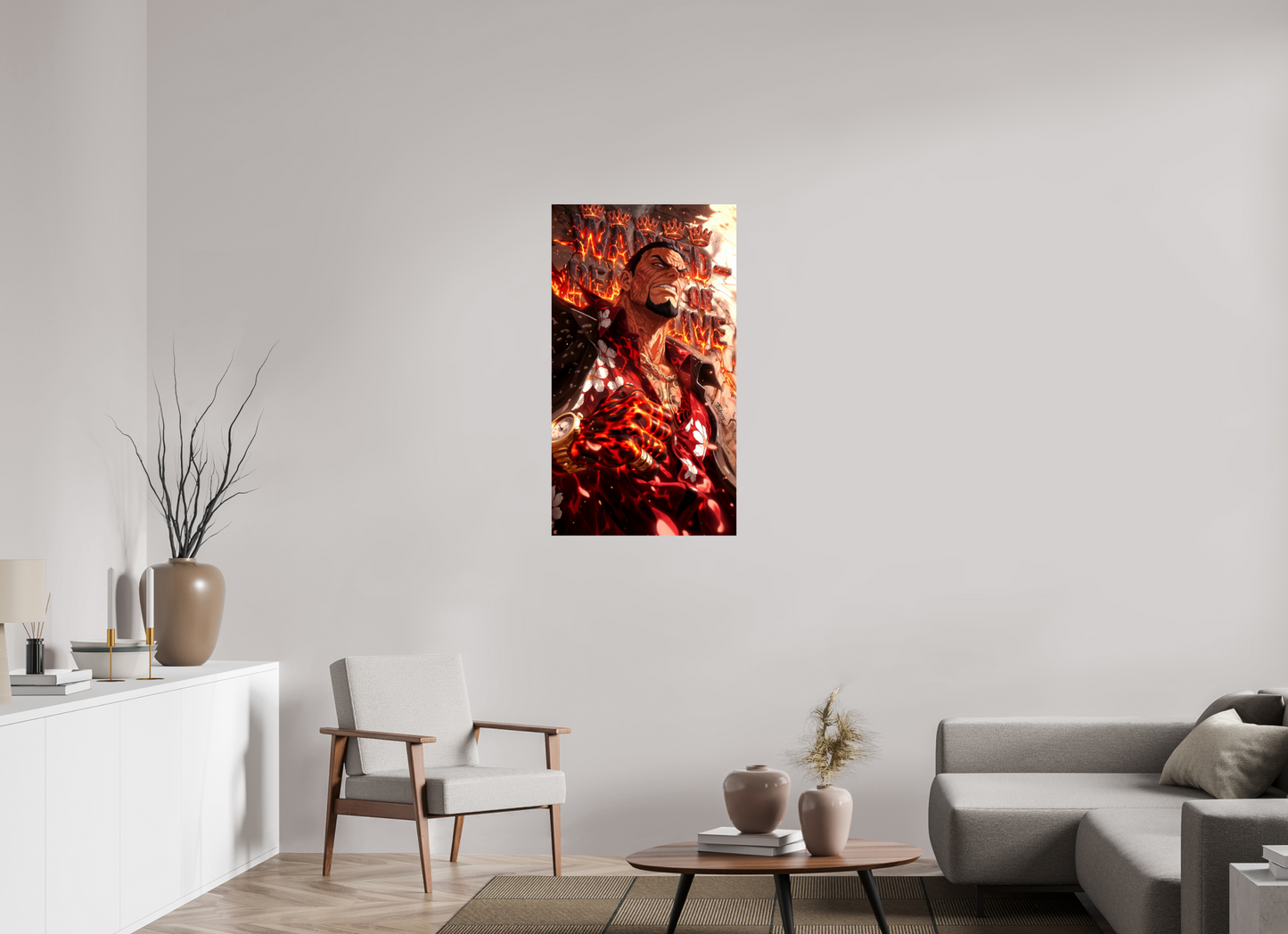 60 x 107,5 cm, PAPER PRINT WANTED - SAKAZUKI 'AKAINU'